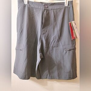 North Hudson Performance Golf Shorts Dark Grey Size Medium 32-34